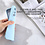 Ntech Hoesje geschikt voor Samsung Galaxy A56 Hoesje siliconen Licht Blauw siliconen hoesje TPU - met Samsung A56 Screenprotector - 2 stuks