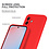 Ntech Hoesje geschikt voor Samsung Galaxy A56 Hoesje siliconen Rood siliconen hoesje TPU - met Samsung A56 Screenprotector - 2 stuks