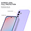 Ntech Hoesje geschikt voor Samsung Galaxy A56 Hoesje siliconen Lila siliconen hoesje TPU - met Samsung A56 Screenprotector - 2 stuks
