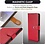 Ntech Hoesje geschikt voor Samsung Galaxy A15 5G hoesje Rood pasjeshouder telefoon hoes - Met screenprotector tempered glass voor Galaxy A15 5G - 2x