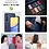 Ntech Hoesje geschikt voor Samsung Galaxy A15 5G hoesje Rood pasjeshouder telefoon hoes - Met screenprotector tempered glass voor Galaxy A15 5G - 2x