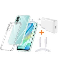 Ntech USB C Adapter - USB C Snellader 20W Met 1m Kabel Galaxy A16 4G / 5G