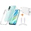 Ntech  USB C Adapter - USB C Snellader 20W Met 1m Kabel Galaxy A16 - Hoesje Geschikt Samsung A16 5G transparant Anti Shock silicone met 2x screenprotector- Ntech COMBI-SET