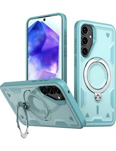 Ntech Magsafe Hoesje Geschikt voor Samsung Galaxy A26 Hoesje Lake Blauw
