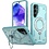 Ntech Magsafe Hoesje Geschikt voor Samsung Galaxy A26 Hoesje Lake Blauw - Armor Hoesje met Met Draaibare Ring Houder