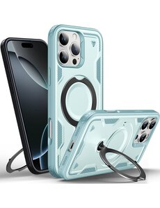 Ntech Magsafe Hoesje Geschikt voor iPhone 16 Pro Hoesje Lake Blauw