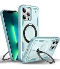 Ntech Magsafe Hoesje Geschikt voor iPhone 13 Pro Max Hoesje Lake Blauw