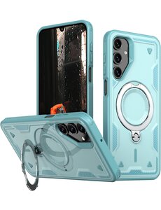 Ntech Magsafe Hoesje Geschikt voor Samsung Galaxy S23 Plus Hoesje Lake Blauw