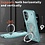 Ntech Magsafe Hoesje Geschikt voor Samsung Galaxy S23 Plus Hoesje Lake Blauw - Armor Hoesje met Met Draaibare Ring Houder