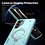 Ntech Magsafe Hoesje Geschikt voor Samsung Galaxy S23 Plus Hoesje Lake Blauw - Armor Hoesje met Met Draaibare Ring Houder