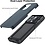 Ntech Hoesje Geschikt voor iPhone 15 Pro Max Hoesje Navy - shockproof Backcover met pasjeshouder - Ruimte voor 2 pasjes
