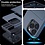 Ntech Hoesje Geschikt voor iPhone 15 Pro Max Hoesje Navy - shockproof Backcover met pasjeshouder - Ruimte voor 2 pasjes