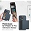 Ntech Hoesje Geschikt voor iPhone 15 Pro Max Hoesje Navy - shockproof Backcover met pasjeshouder - Ruimte voor 2 pasjes