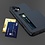 Ntech Hoesje Geschikt voor iPhone 16 Plus Hoesje Navy - shockproof Backcover met pasjeshouder - Ruimte voor 2 pasjes