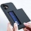 Ntech Hoesje Geschikt voor iPhone 16 Plus Hoesje Navy - shockproof Backcover met pasjeshouder - Ruimte voor 2 pasjes