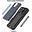 Ntech Hoesje Geschikt voor iPhone 16 Pro Hoesje Navy - shockproof Backcover met pasjeshouder - Ruimte voor 2 pasjes