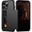 Ntech Hoesje Geschikt voor iPhone 13 Pro Hoesje Zwart - shockproof Backcover met pasjeshouder - Ruimte voor 2 pasjes