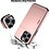 Ntech Hoesje Geschikt voor iPhone 13 Pro Hoesje Rose Goud - shockproof Backcover met pasjeshouder - Ruimte voor 2 pasjes