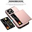 Ntech Hoesje Geschikt voor iPhone 13 Pro Hoesje Rose Goud - shockproof Backcover met pasjeshouder - Ruimte voor 2 pasjes
