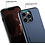 Ntech Hoesje Geschikt voor iPhone 13 Pro Hoesje Navy - shockproof Backcover met pasjeshouder - Ruimte voor 2 pasjes