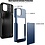 Ntech Hoesje Geschikt voor iPhone 13 Pro Hoesje Navy - shockproof Backcover met pasjeshouder - Ruimte voor 2 pasjes