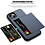 Ntech Hoesje Geschikt voor iPhone 14 Hoesje Navy - shockproof Backcover met pasjeshouder - Ruimte voor 2 pasjes