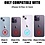 Ntech Hoesje Geschikt voor iPhone 14 Hoesje Navy - shockproof Backcover met pasjeshouder - Ruimte voor 2 pasjes