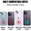 Ntech Hoesje Geschikt voor iPhone 14 Pro Max Hoesje Navy - shockproof Backcover met pasjeshouder - Ruimte voor 2 pasjes