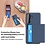 Ntech Hoesje Geschikt voor Samsung Galaxy S25 Plus / S24 Plus Hoesje Navy - shockproof Backcover met pasjeshouder - Ruimte voor 2 pasjes