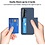 Ntech Hoesje Geschikt voor Samsung Galaxy S25 Plus / S24 Plus Hoesje Navy - shockproof Backcover met pasjeshouder - Ruimte voor 2 pasjes