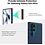 Ntech Hoesje Geschikt voor Samsung Galaxy S24 Ultra Hoesje Navy - shockproof Backcover met pasjeshouder - Ruimte voor 2 pasjes