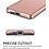 Ntech Hoesje Geschikt voor Samsung Galaxy S24 FE Hoesje Rose Goud - shockproof Backcover met pasjeshouder - Ruimte voor 2 pasjes
