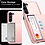 Ntech Hoesje Geschikt voor Samsung Galaxy S23 FE Hoesje Rose Goud - shockproof Backcover met pasjeshouder - Ruimte voor 2 pasjes