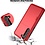 Ntech Hoesje Geschikt voor Samsung Galaxy S23 FE Hoesje Rood - shockproof Backcover met pasjeshouder - Ruimte voor 2 pasjes