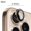 Ntech iPhone 16 Pro / 16 Pro Max Camera Lens Screen Protector Titanium Desert - Screenprotector - Camera Protector iPhone 16 Pro