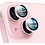 Ntech iPhone 15 / 15 Plus Camera Lens Screen Protector Pink - Screenprotector - Camera Protector iPhone 15