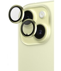 Ntech iPhone 15 / 15 Plus Camera Lens Screen Protector Geel