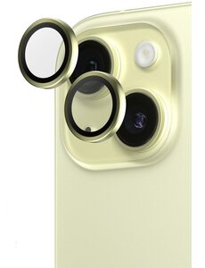 Ntech iPhone 15 / 15 Plus Camera Lens Screen Protector Geel
