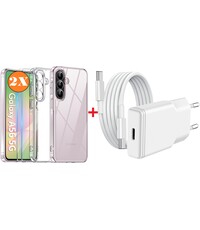 Ntech USB C Adapter Samsung A56 oplader - USB C Snellader 20W Met 1m Kabel