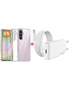 Ntech USB C Adapter Samsung A56 oplader - USB C Snellader 20W Met 1m Kabel