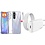 Ntech USB C Adapter Samsung A36 oplader - USB C Snellader 20W Met 1m Kabel - Galaxy A36 Hoesje Geschikt Galaxy A36 hoesje transparant Anti Shock silicone met 2x screenprotector- Ntech COMBI-SET