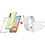 Ntech USB C Adapter Samsung A35 oplader - USB C Snellader 20W Met 1m Kabel - Galaxy A35 Hoesje Geschikt Galaxy A35 hoesje transparant Anti Shock silicone met 2x screenprotector- Ntech COMBI-SET