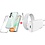 Ntech USB C Adapter Samsung S24 FE oplader - USB C Snellader 20W Met 1m Kabel - Galaxy S24 FE Hoesje Geschikt Galaxy S24 FE hoesje transparant Anti Shock silicone met 2x screenprotector- Ntech COMBI-SET