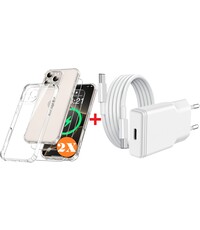 Ntech USB C Adapter iPhone 16 Pro Max oplader - USB C Snellader 20W Met 1m Kabel