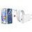 Ntech USB C Adapter Samsung S25 / S24 oplader - USB C Snellader 20W Met 1m Kabel - Galaxy S25 / S24 Hoesje Geschikt Galaxy S25 / S24 hoesje transparant Anti Shock silicone met 2x screenprotector- Ntech COMBI-SET
