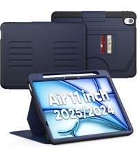 Ntech Tablet Hoes Geschikt Voor iPad Air 11-Inch M3/M2 (2025/2024) Blauw