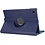 Ntech Hoes Geschikt voor Samsung Galaxy Tab A11 / A9 Hoes Case Hoesje 360 Draaibaar Donker Blauw - Hoesje Geschikt voor Samsung Tab A11 / A9 Hoes Cover Draaibaar