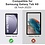 Ntech Hoes Geschikt voor Samsung Galaxy Tab A11 / A9 Hoes Case Hoesje 360 Draaibaar Donker Blauw - Hoesje Geschikt voor Samsung Tab A11 / A9 Hoes Cover Draaibaar
