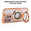 Ntech Hoesje Geschikt voor iPhone 15 Magsafe hoesje Goud - Lens beschermer ring Luxury Bling Sparkly Diamond  backcover