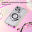 Ntech Hoesje Geschikt voor iPhone 15 Magsafe hoesje Zliver - Lens beschermer ring Luxury Bling Sparkly Diamond  backcover